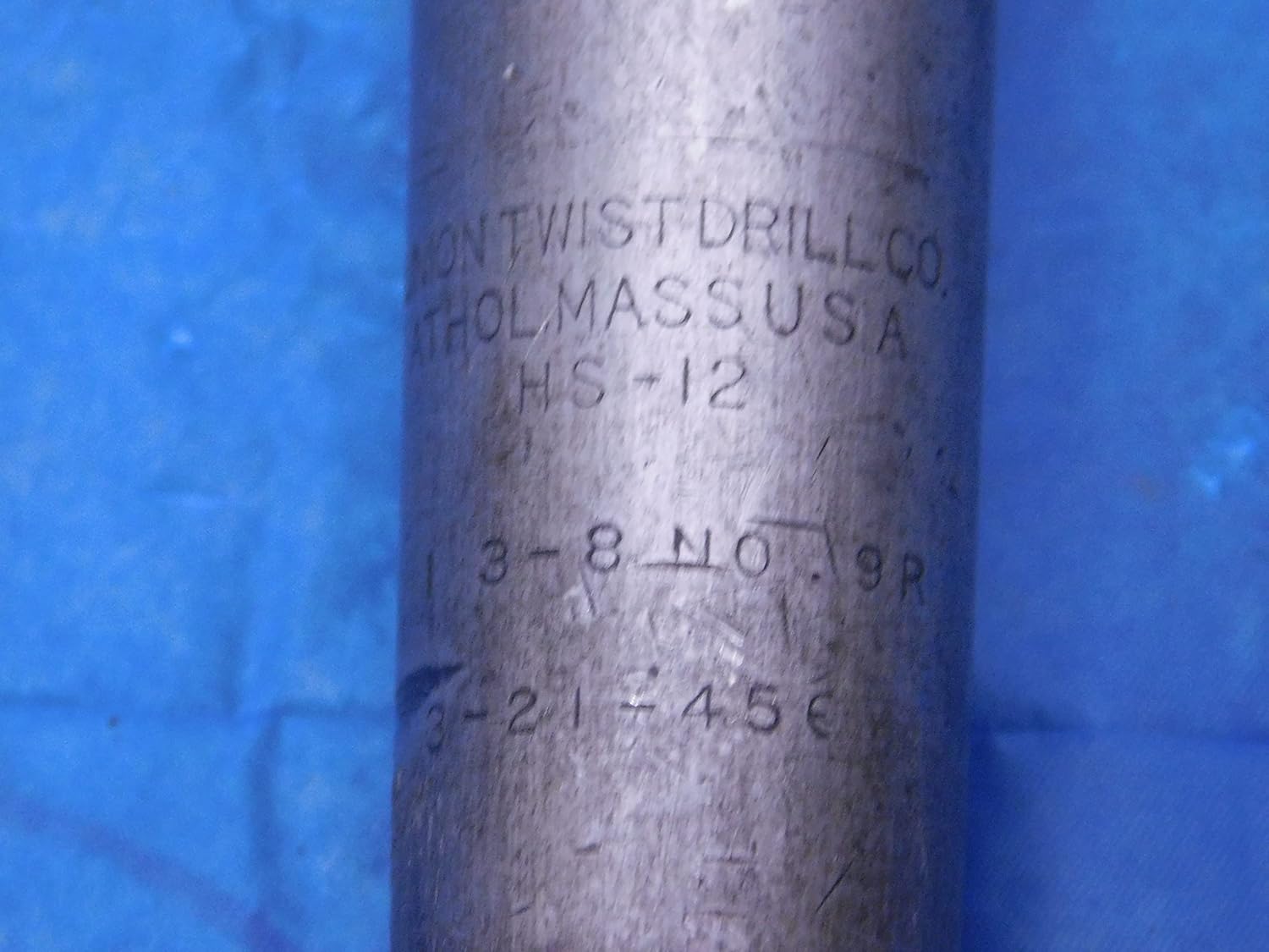 Union Twist Drill About 1.23" O.D. Counterbore 1/4 Pilot Hole B&S #9 Shank 10 FL - MS5445LVR