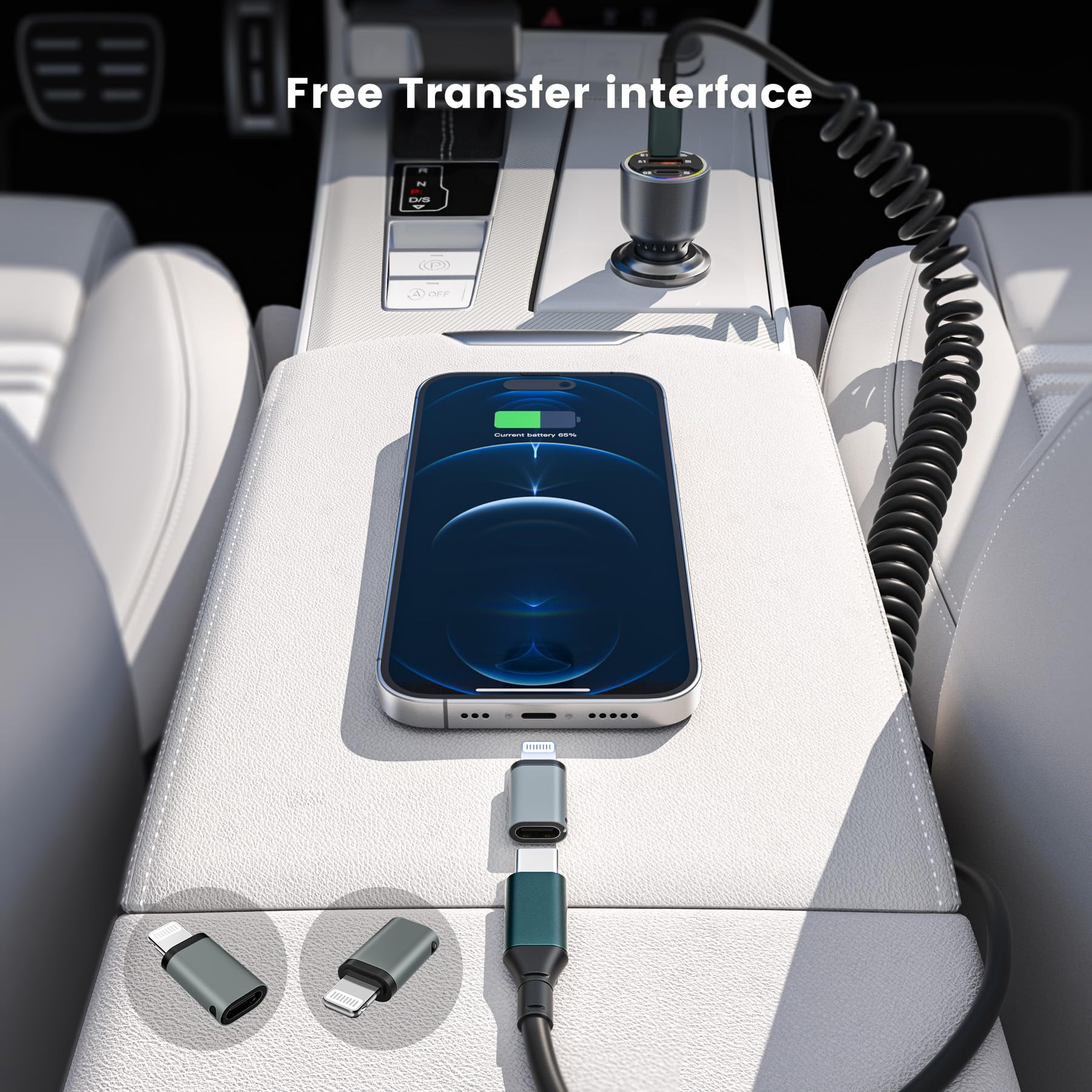 Amazon.com: 160W USB C Car Charger Fast Charging,HUNDA USB Car Cigarette  Lighter Splitter with 3 Ports PD 100W&PD 30W Fast Charge Car Charger for  iPhone 15/15 pro/15 Pro Max,Galaxy s24/s23/s22 ect :