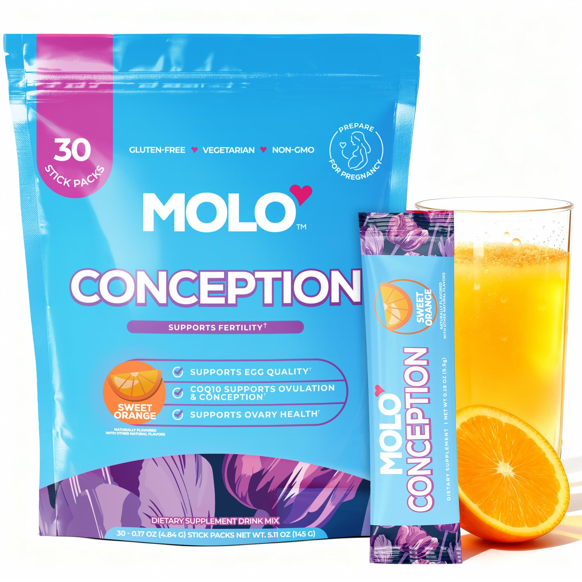 MOLO Conception Fertility Supplement
