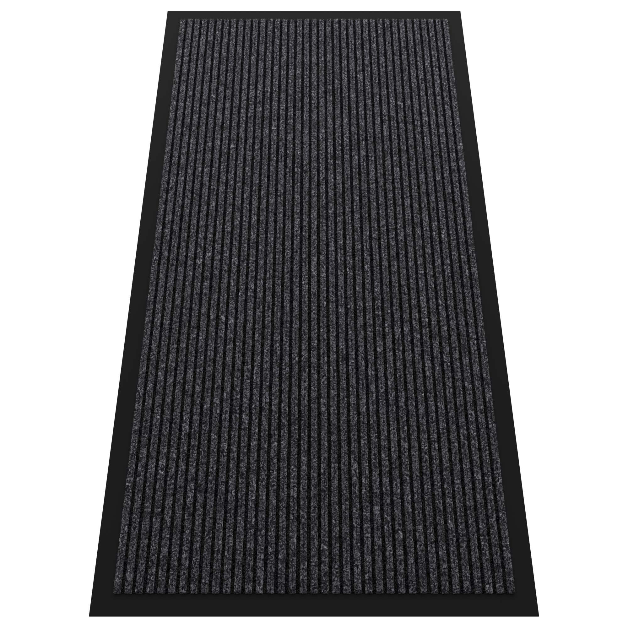 Indoor Outdoor Door Mat, 2'x4' Doormat for Entryway, Rubber Backing Non Slip Front Door Mat, Super Absorbent Indoor Outdoor Entrance Mat, Commercial Outdoor Entrance Floor Mat for Home Office