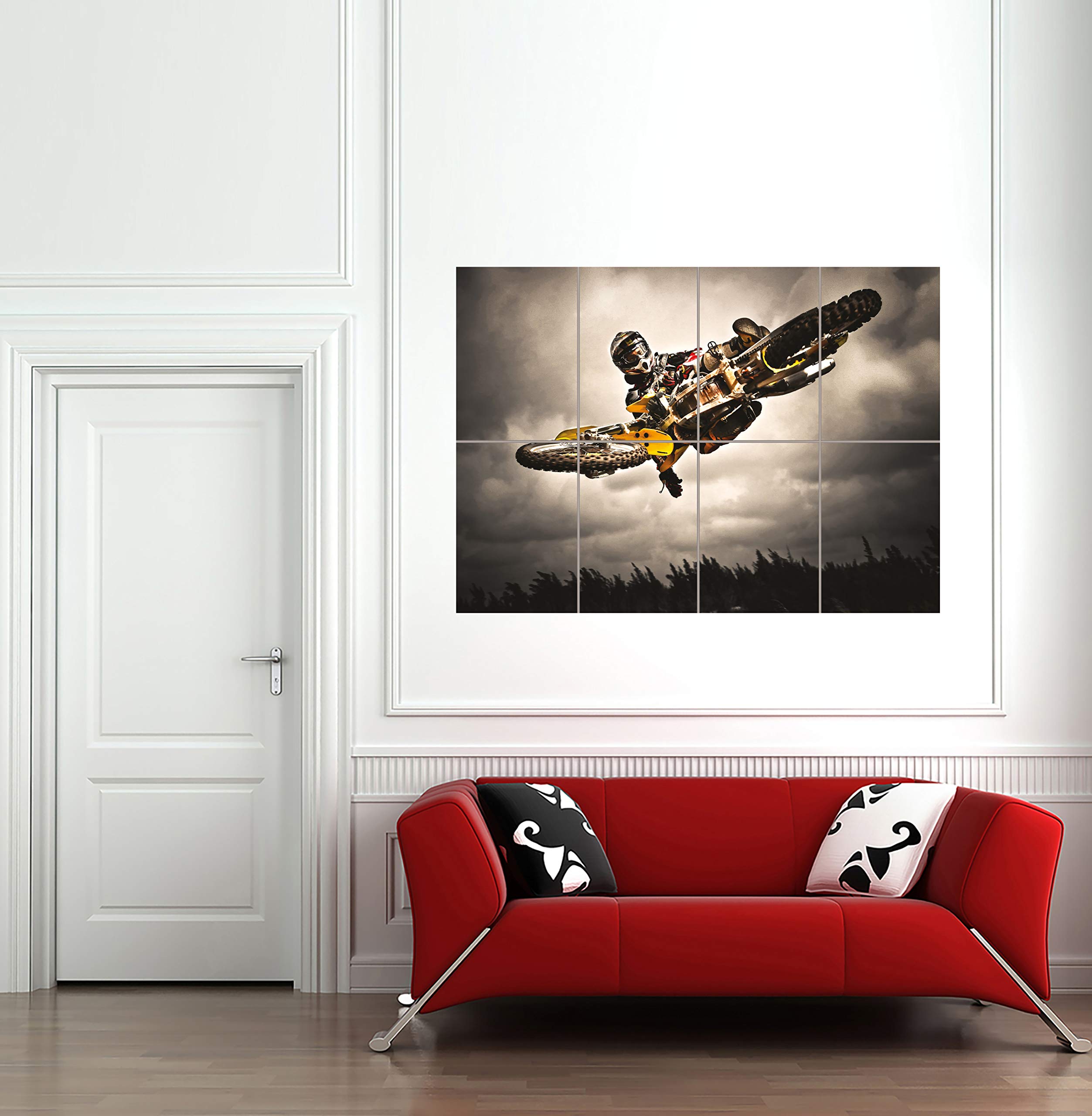 Amazon.co.jp: モトクロス バイクジャンプ フリースタイル 巨大