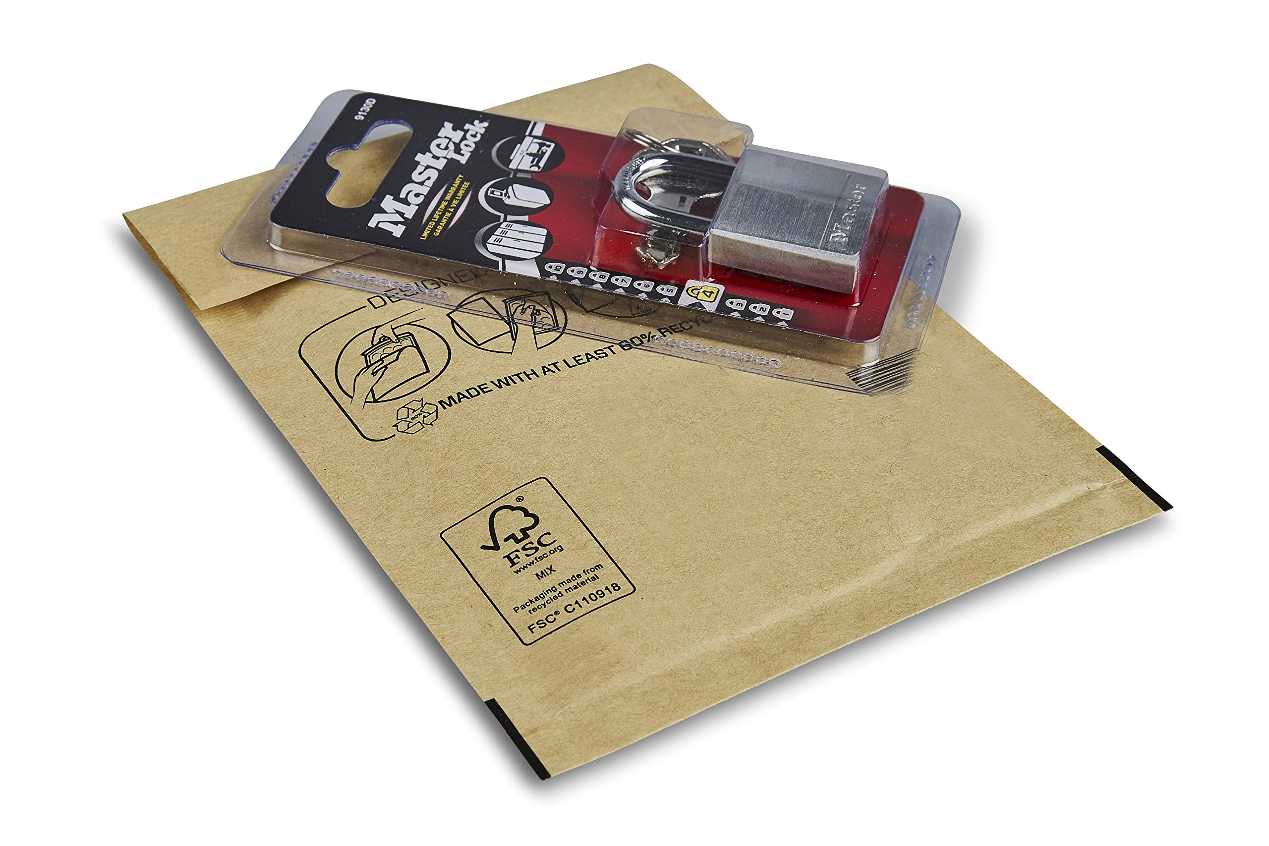 Bankers Box - Sobres y Bolsas Acolchados de Burbuja para Protección y Seguridad en Envíos y Transporte, Cierre Autoadhesivo, Ecológico, color Marrón, 10 Unidades, 110x160 mm (Nº11)