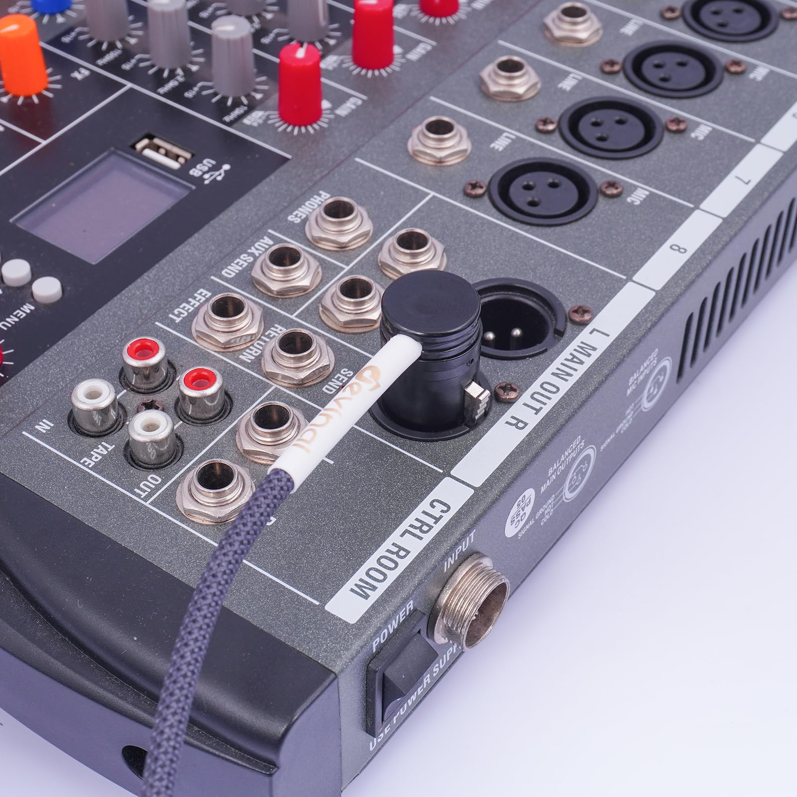 Devinal Rotatable Right-Angle XLR Cable, Adjustable-Angle Low-Profile XLR Microphone Adapter Connector - Image 4
