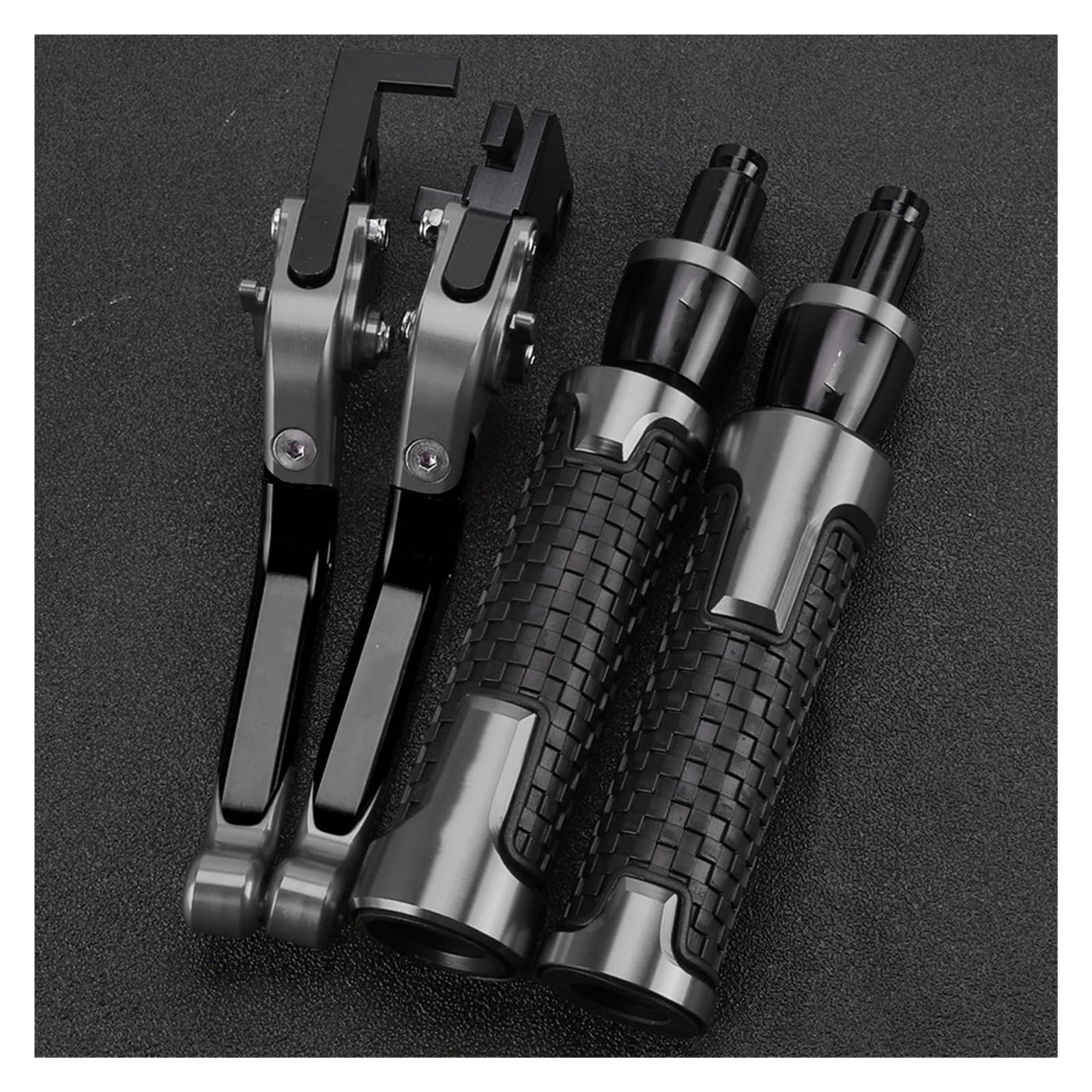 Tingyus H Motorbike Brake Lever For Kymco For Ak550 All Years 2024-2020 Motorcycle Adjustable Brake Clutc Levers Andlebar Grips Andle Ends(H)