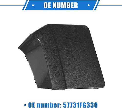 Vista 27 de Tapa de gancho para remolque de automóvil compatible con Subaru Impreza 2010-2014, parachoques delantero rojo de plástico duradero