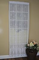 Vista 2 de Cortina Chic Cameo Rose Cenefa, Blanco