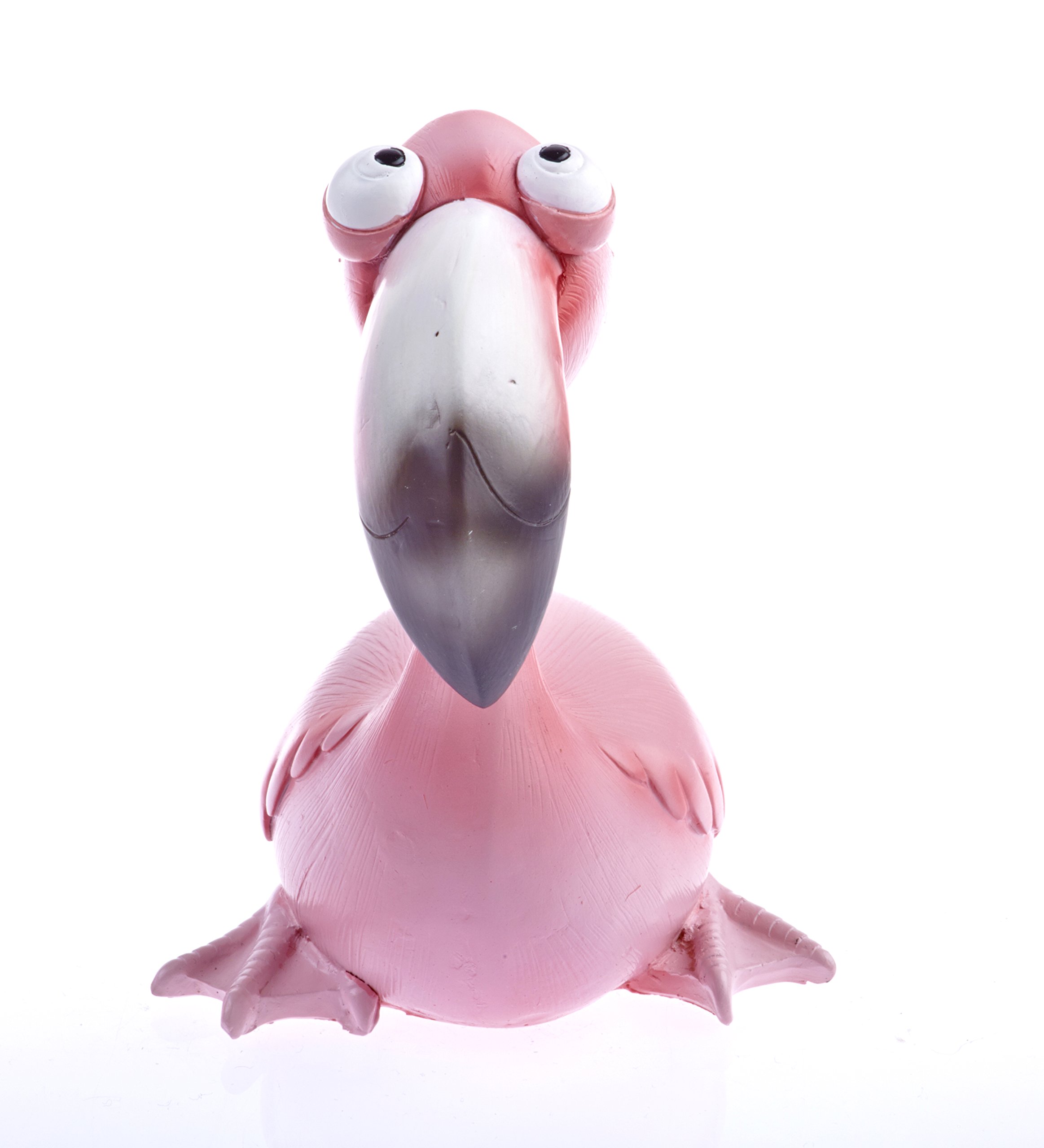 by-Bers glasses holder, bird design, really funny hand painted bird figurine, polyresin, gift for children and adults pink - Image 2