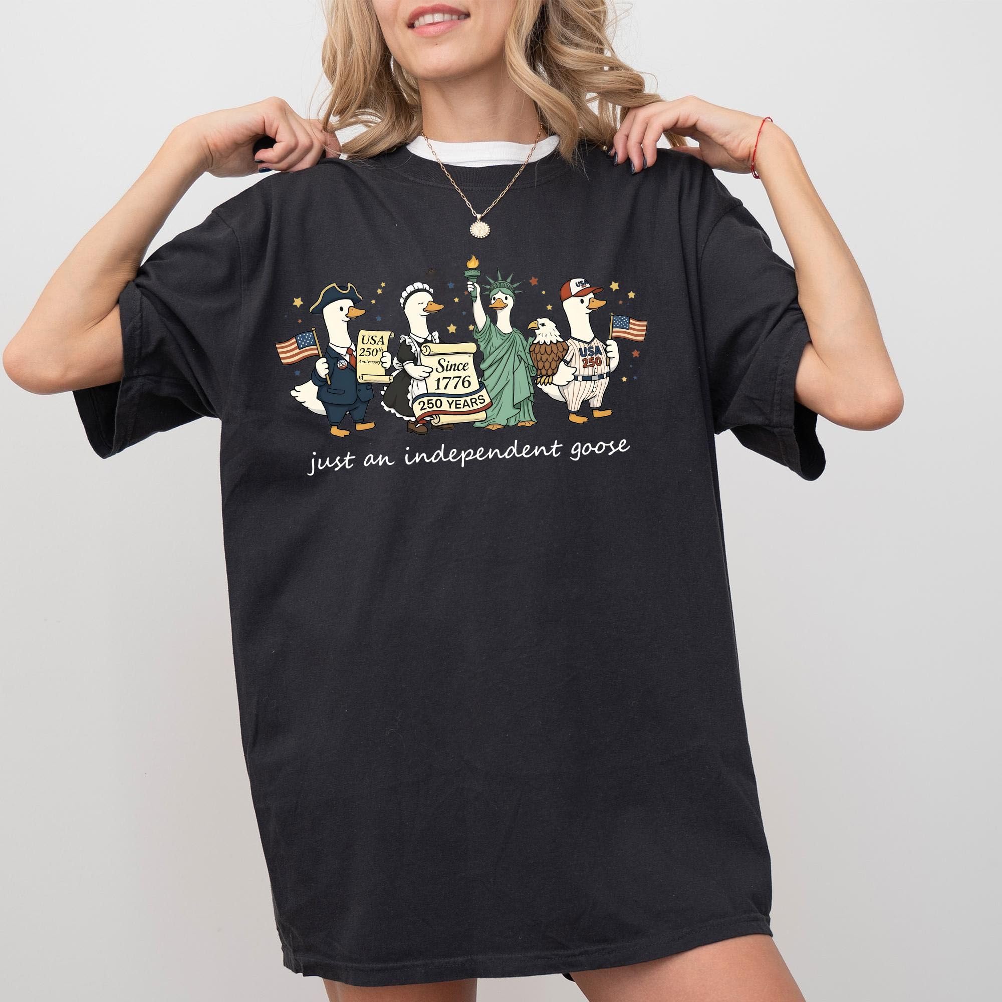 Just An Independent Goose Shirt Comf …