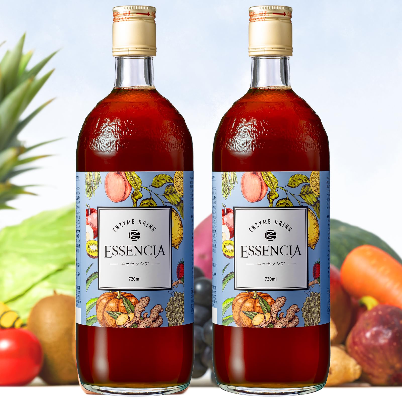エッセンシア酵素ドリンク2本セット Amazon | 【100%無添加】エッセンシア酵素ドリンク720ml(2本セット