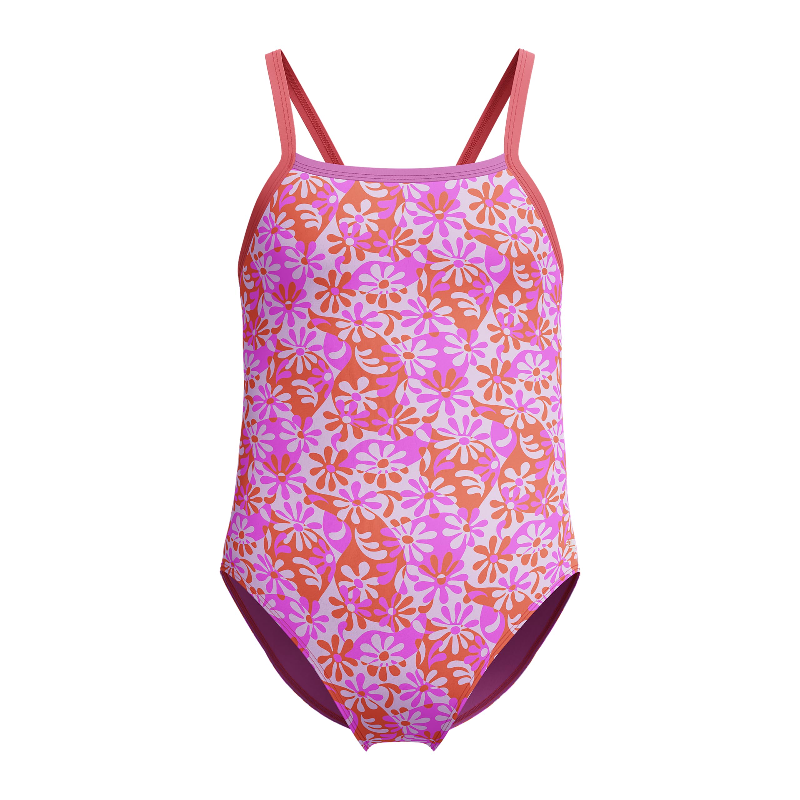 Speedo Girl's Swimsuit One Piece Thin Straps