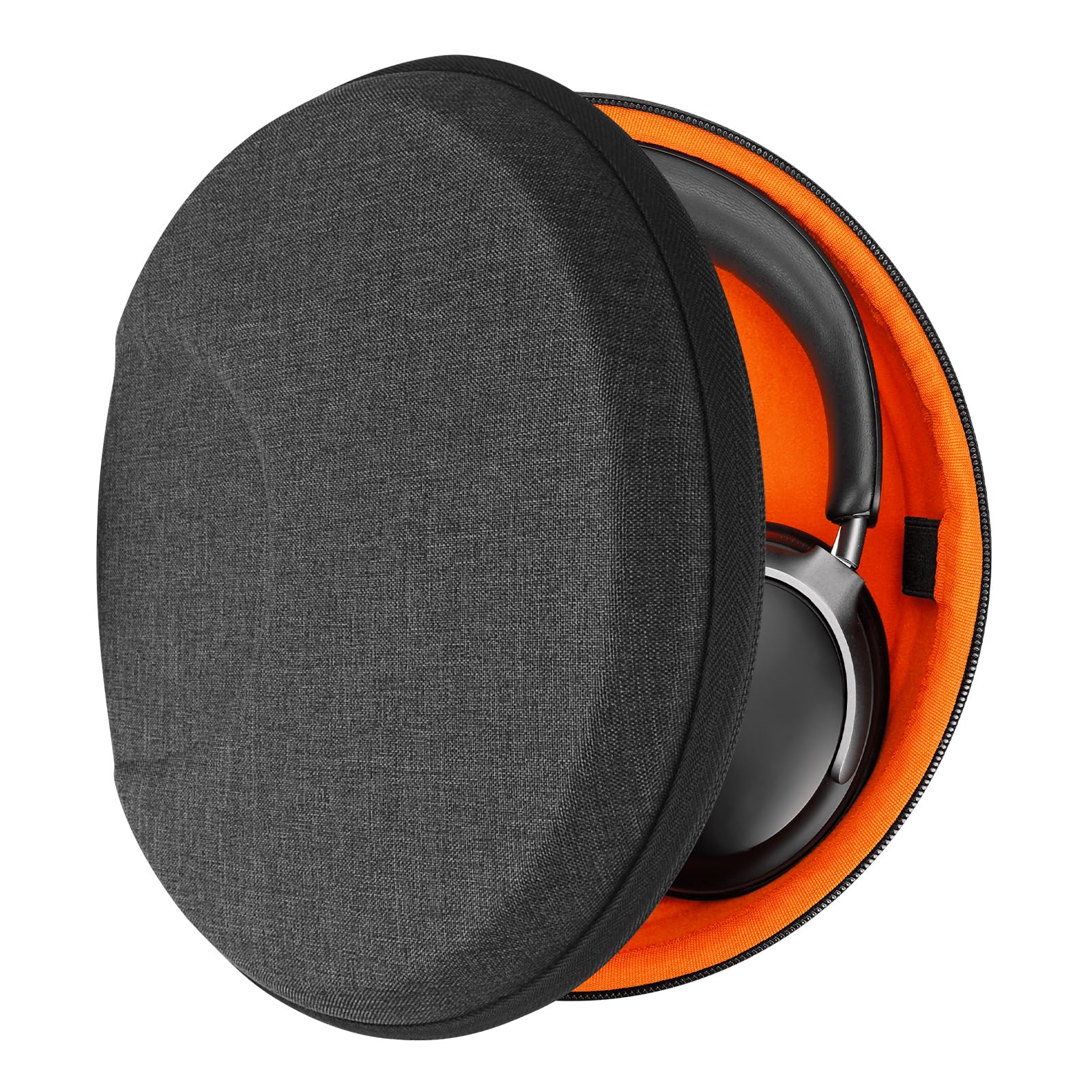 GEEKRIAShield Headphones Case Compatible with Bose QC Ultra II/Ultra/45/35 Gaming/35 II/SE, 700, Replacement Hard Shell Travel Carrying Bag with Cable Storage (Dark Grey)