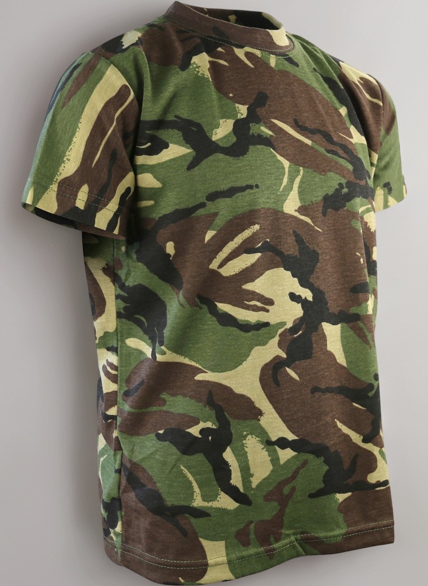 Unisex Kids Camo T-Shirt (Pack of 1)
