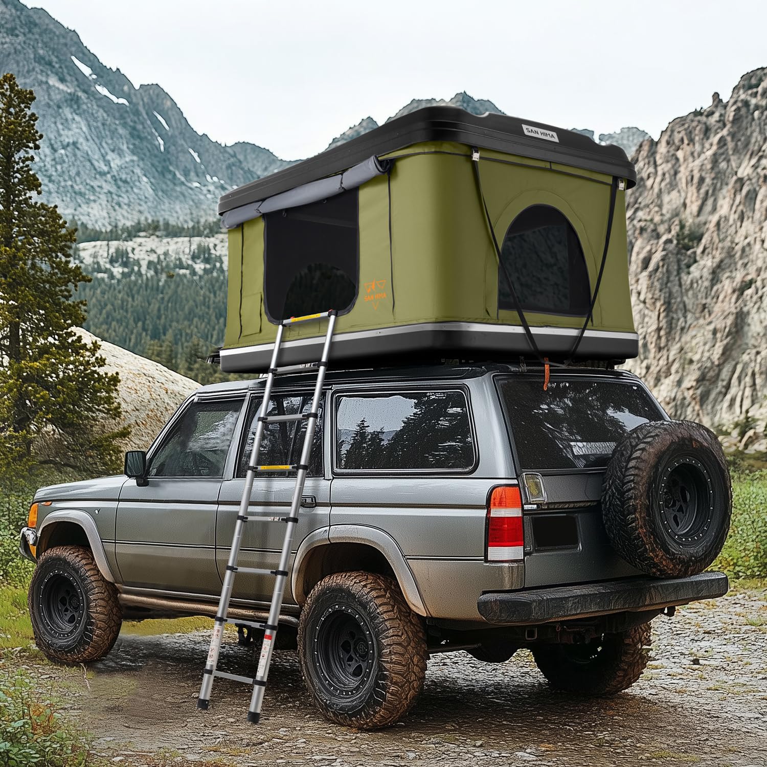 Amazon.com: Sanhima Rooftop Tent Hard Shell - Jervis Loft Overland