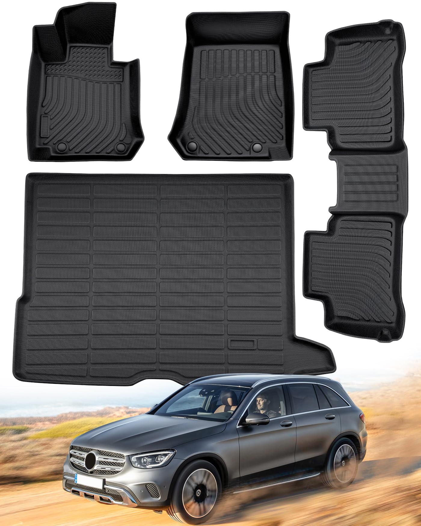 Auto Matratze Auto Bett Luftmatratze für Mercedes Benz GLC 250 X253
