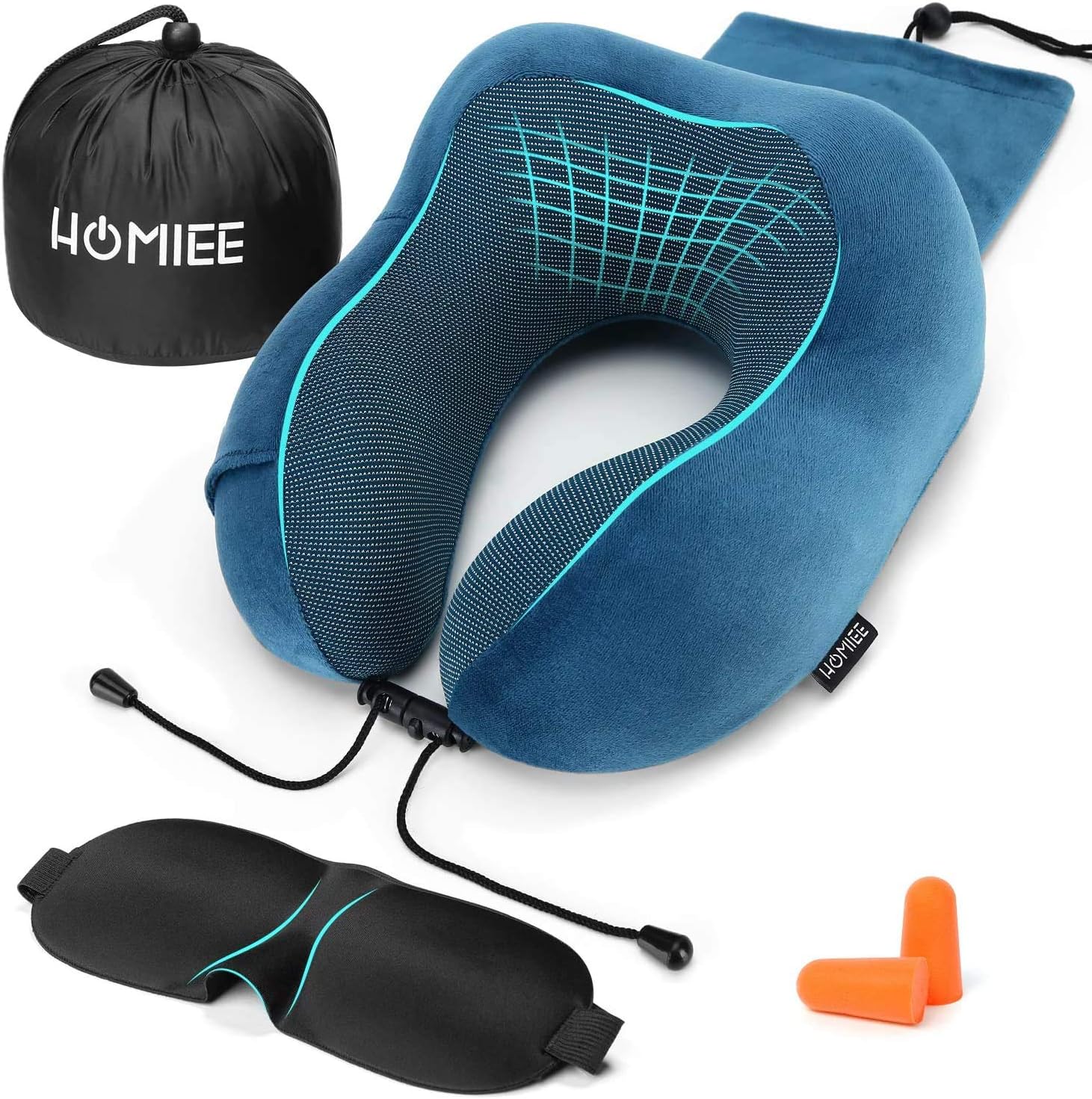 HOMIEE Travel Pillow Airplane Pillow Neck Support Pillow