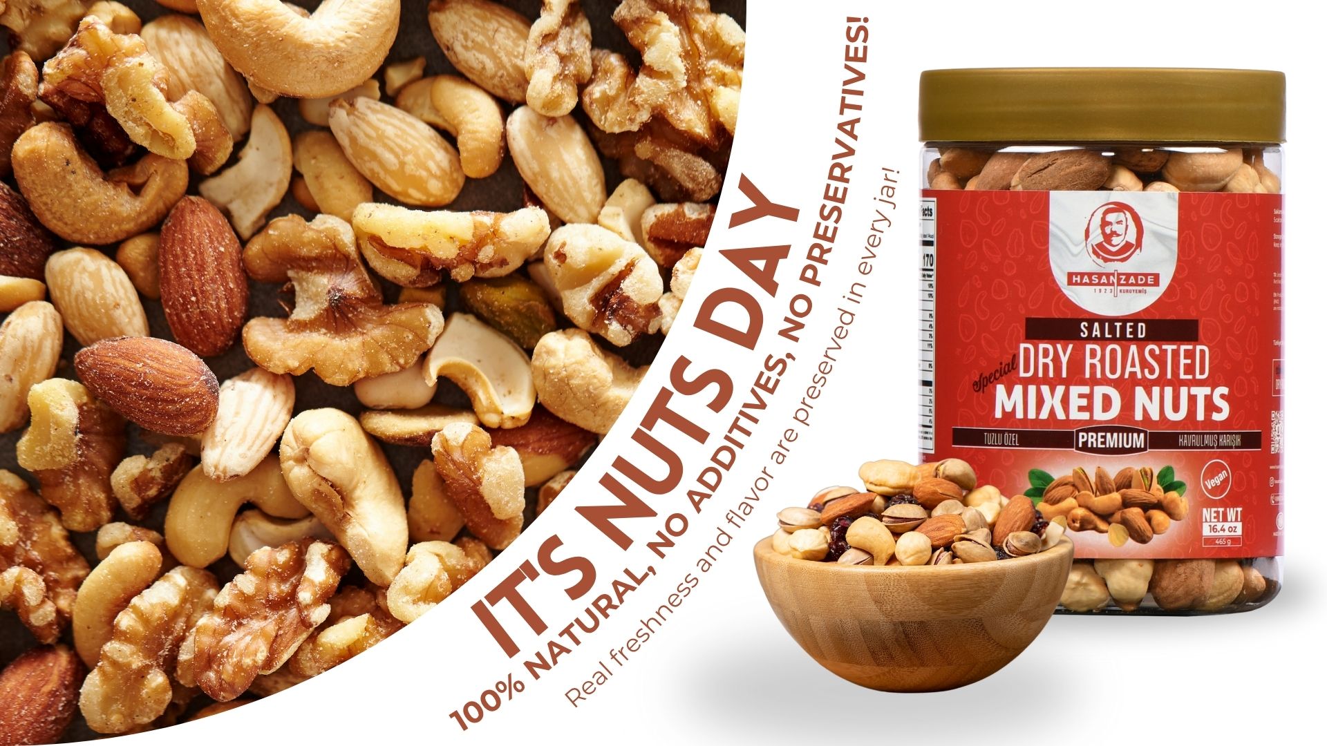 Amazon.com : HASANZADE Deluxe Mixed Nuts Salted Roasted High