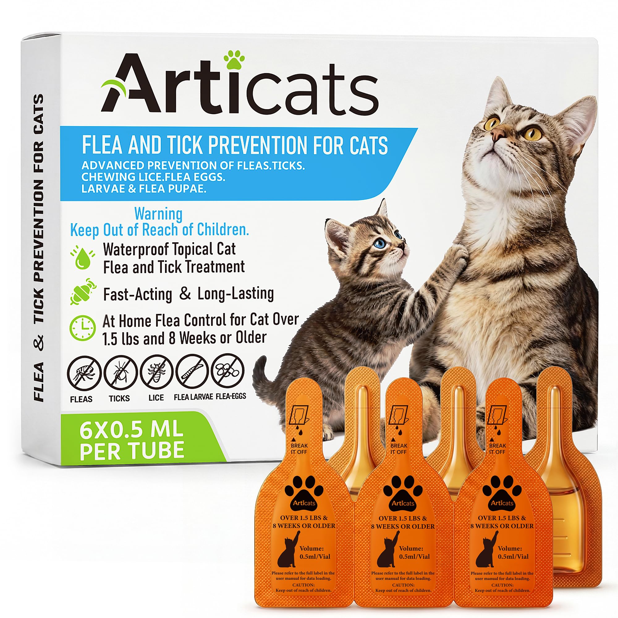 Topical Flea and Tick 6-Dose Supply