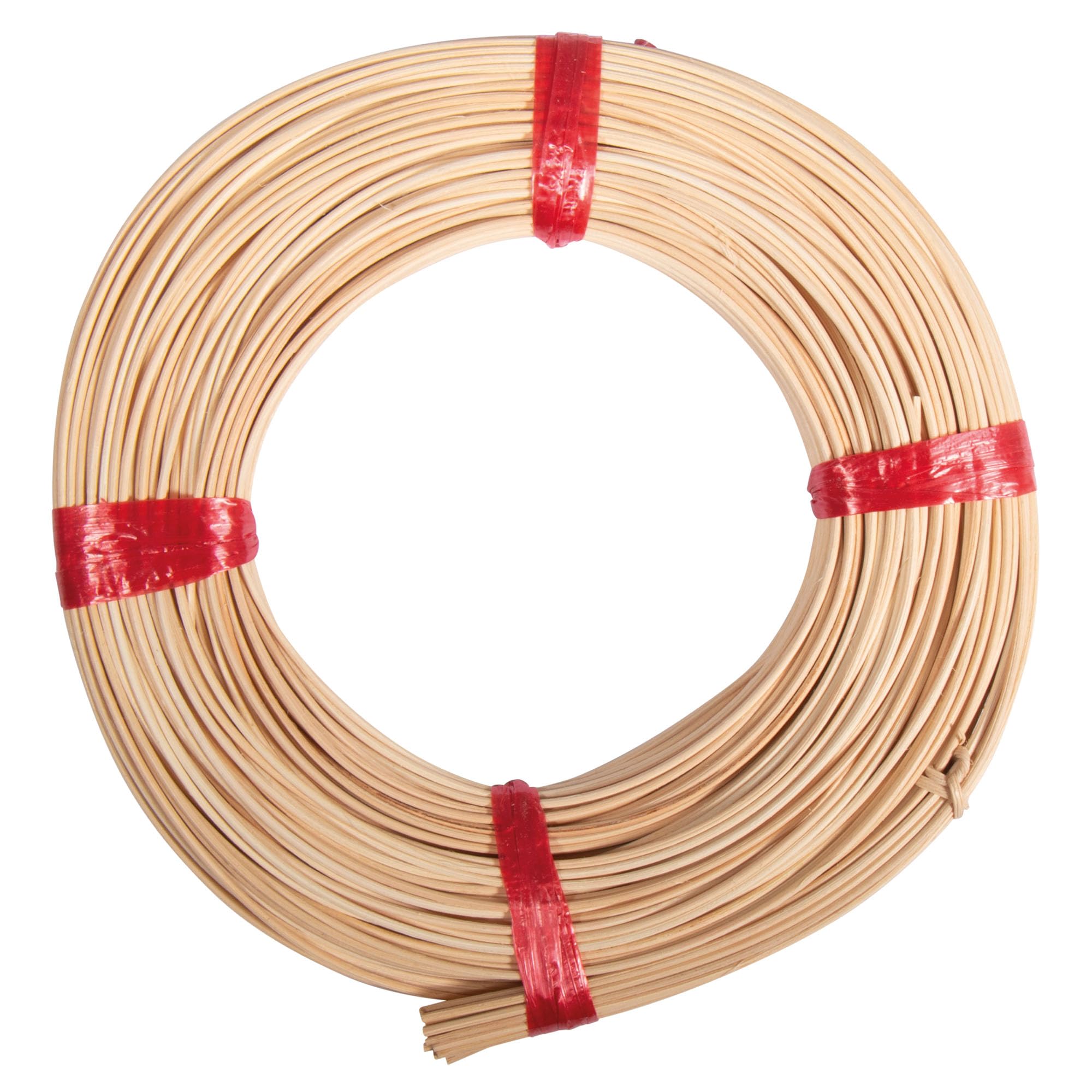 RAYHER HOBBY Coil of Round Rattan Reed for Basket Making and Weaving, Coil of Reeds 125g, Diameter 1.8mm, No 2, natural, 6502200