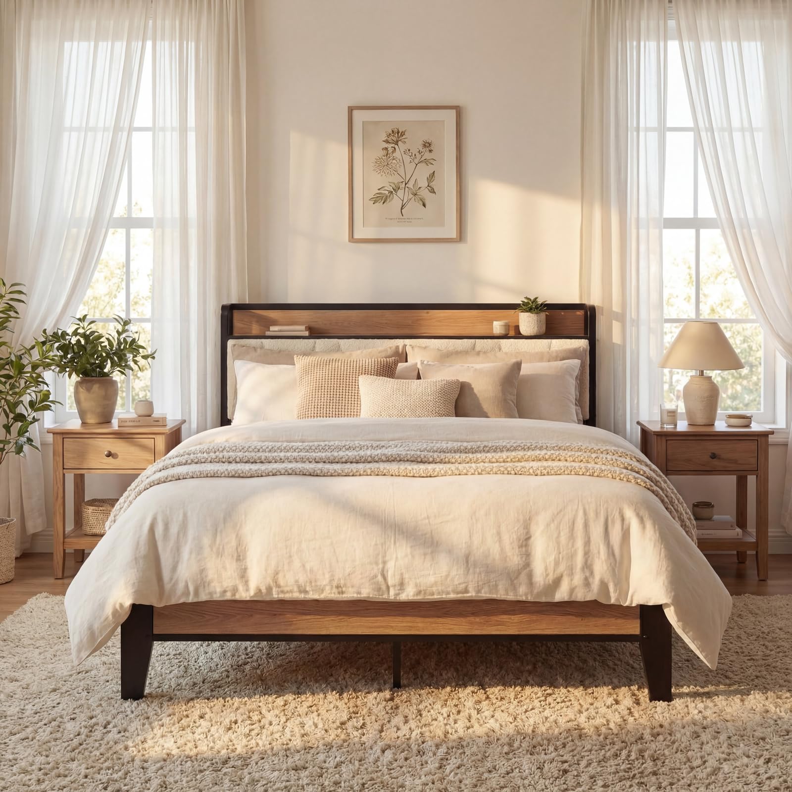 LIKIMIO Storage Headboard