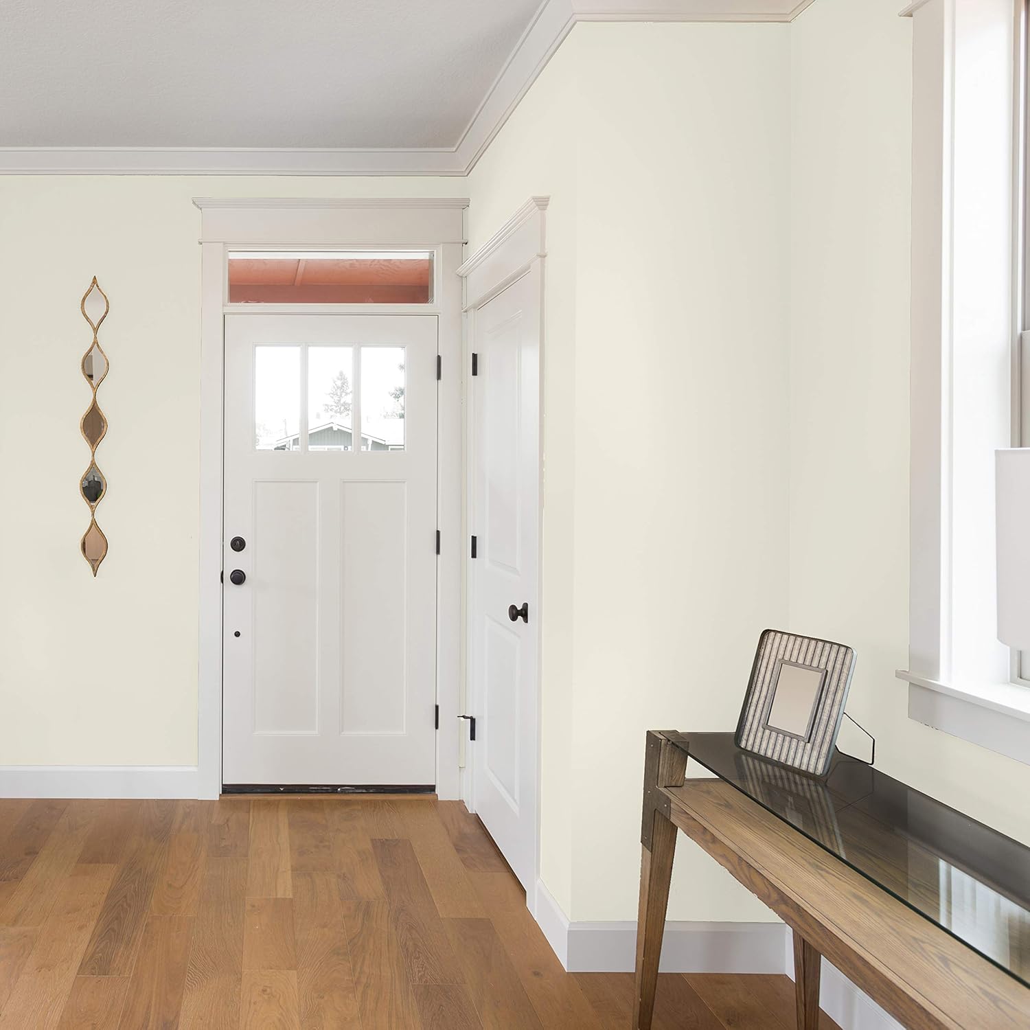 Exсluѕіvе Dіѕсоunt 🔥 Montage Signature Interior/Exterior Eco-Friendly Paint, Swiss Coffee, Low Sheen, 5 Gallon