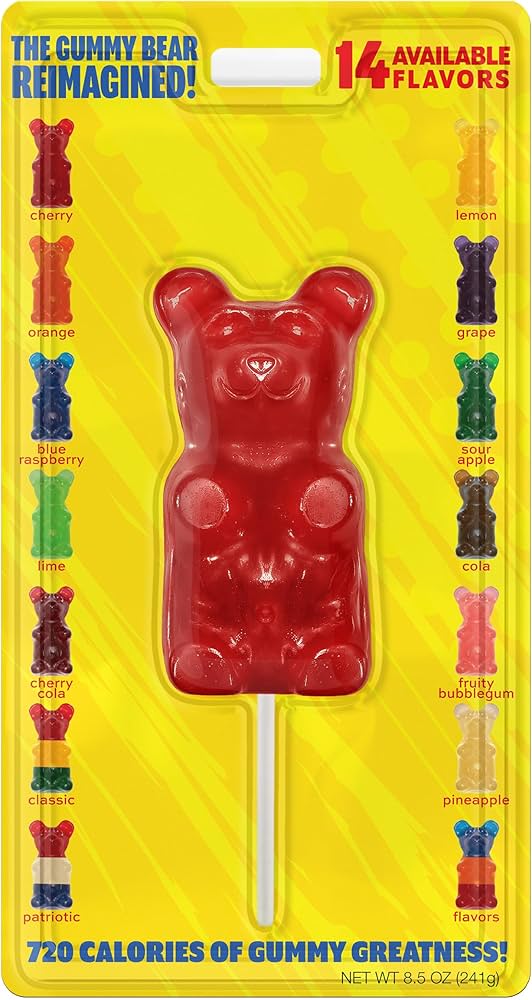 【♡グミ♡】ハチププ GUMMY BEAR Cherry ＆Grape Amazon.com : The Original Giant Gummy Bears!™ from GGB Candies