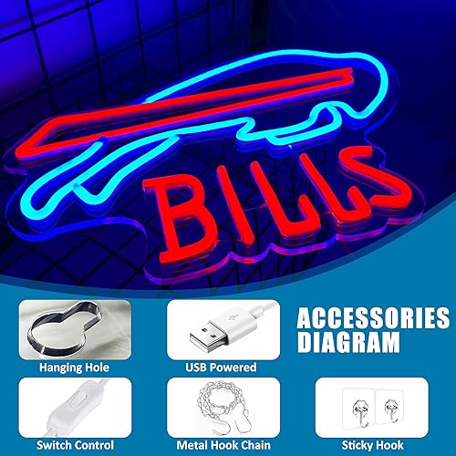 Miniatura 10 de Letrero de neón para decoración de sala de juegos, alimentado por USB, retro, luz de neón LED, para adolescentes, niños, niños, regalo de hombre,