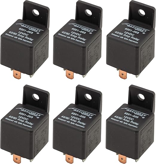 Fastronix 40/60A Waterproof Relay 6 Pack