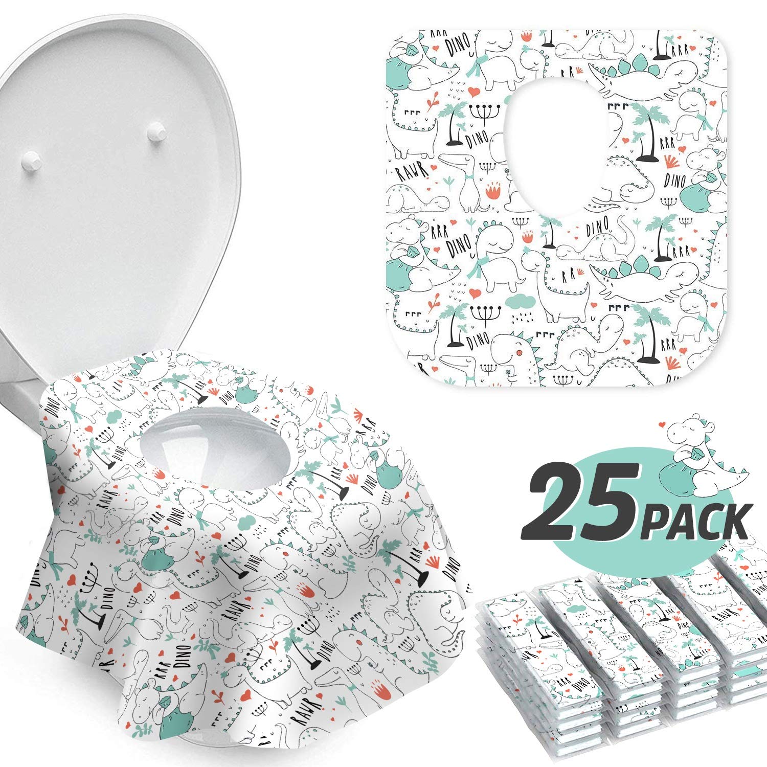 Buy 18FTRabbit Disposable XL Extra Large Full Cover Toilet Seat Covers