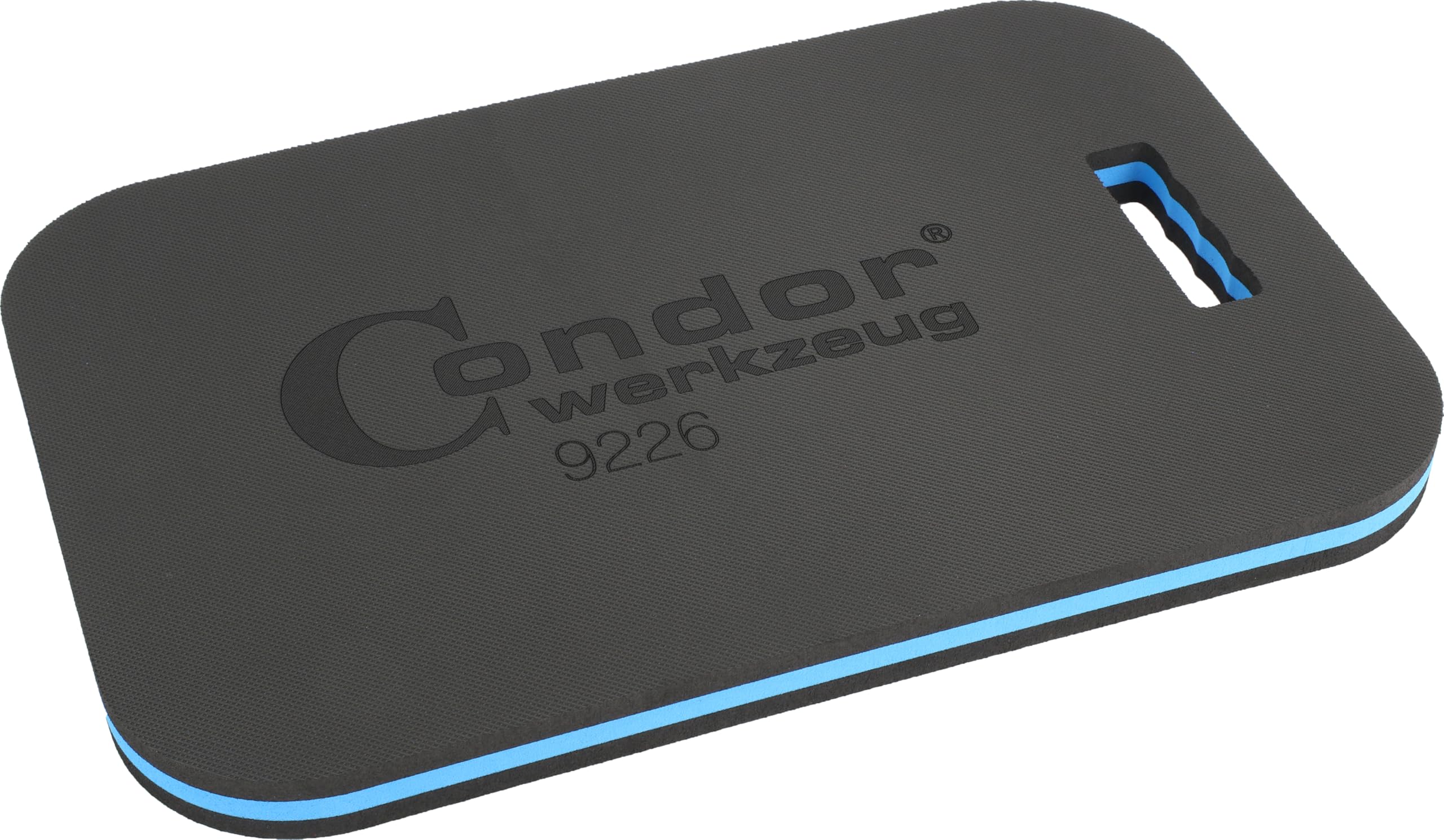 CONDOR Werkzeug Kniebrett für Werkstatt, Garten und Privat - Kniekissen/Schutzmatte 480 x 320 x 30 mm