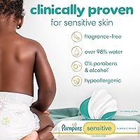 Vista 6 de Pampers Pull On Cruisers - Pañales desechables para bebé de ajuste de 360°, tamaño 4, suministro de 2 meses (2 x 144 unidades) con toallitas