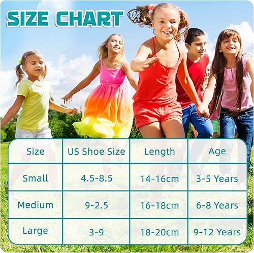 Miniatura 6 de Eyean Calcetines Deportivos Tipo Crew para Niños y Niñas de Algodón para Uniforme Escolar Casuales Básicos 6 Pares