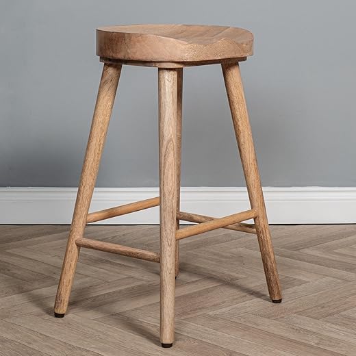 Mango Wood Bar Stool 70CM