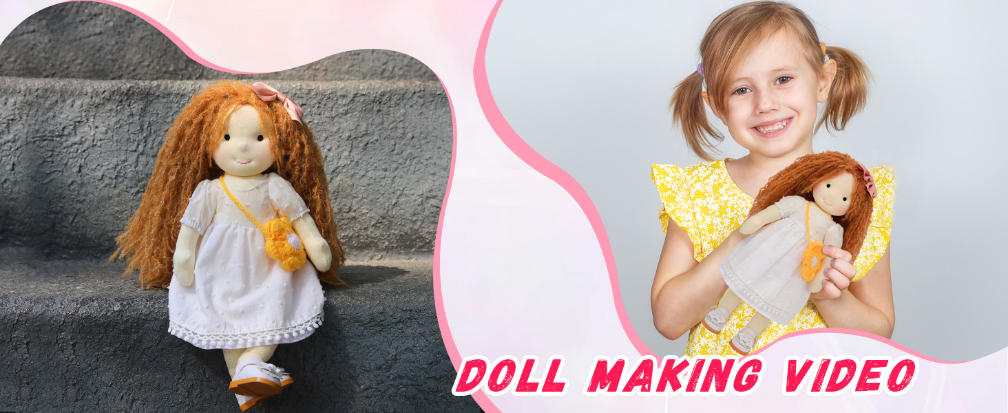 Amazon.co.jp: BlissfulPixie ウォルドルフ人形 Waldorf Doll 手作り