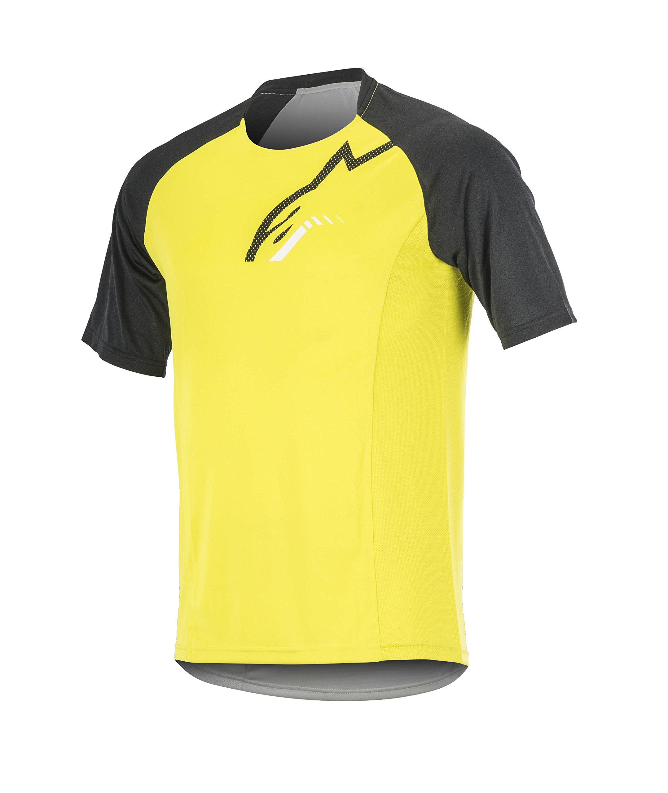 Alpinestars Men's Trailstar Short Sleeve Jersey, Small, Acid Yellow Black