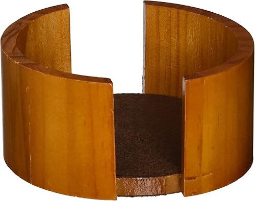 Thirstystone - Portavasos circular de roble