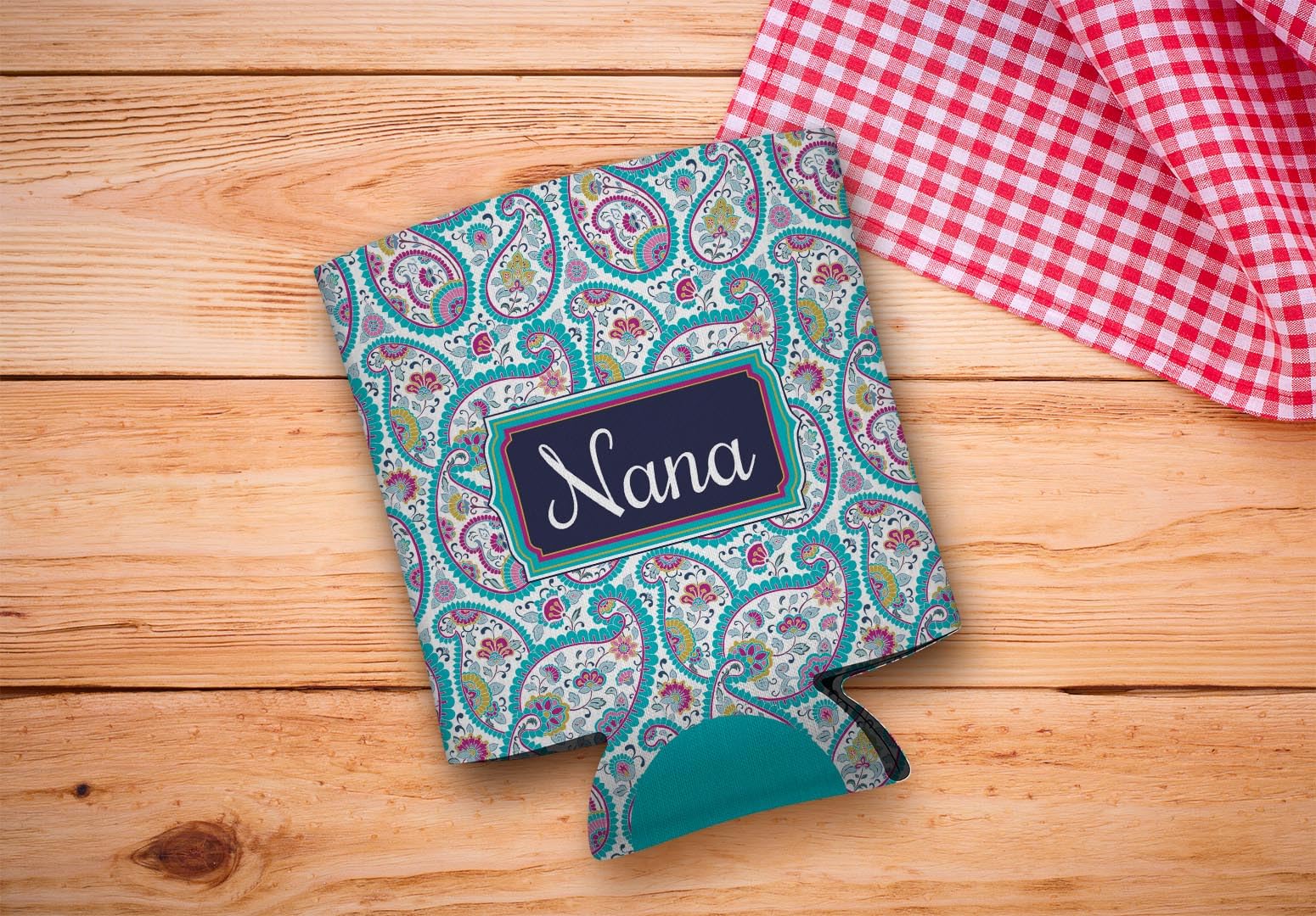 Mother's Day Gift for Nana Cute Paisley 2 Pack Can Drink Coolers-Pack