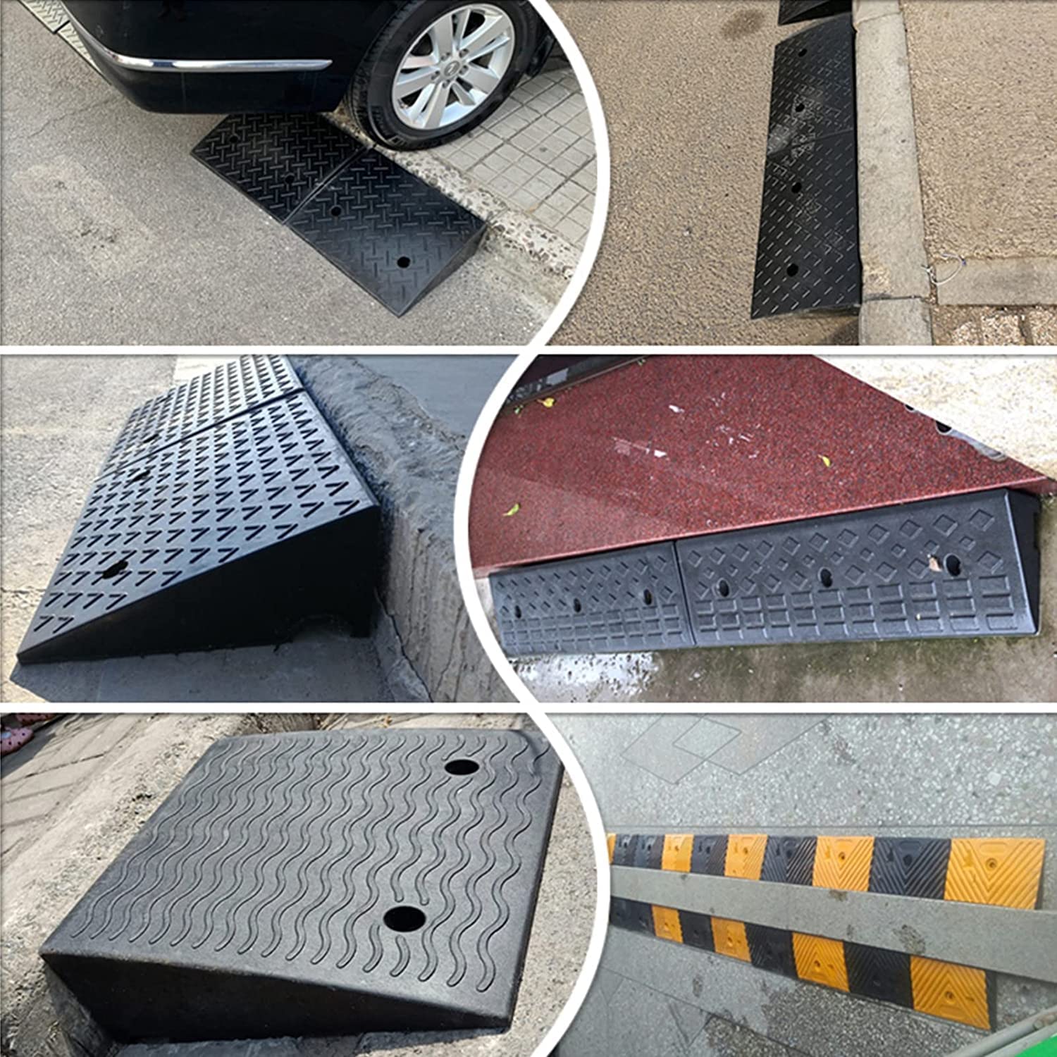 段差プレート段差解消スロープ10cm11cm12cm13cm高さ滑り止めゴム製駐車場車椅子自転車ハイステップコーナー株式会社錦スレッショルドスロープオートバイガレ Amazon.co.jp: 段差プレート 段差解消スロープ 10cm 11cm 12cm 13cm 高