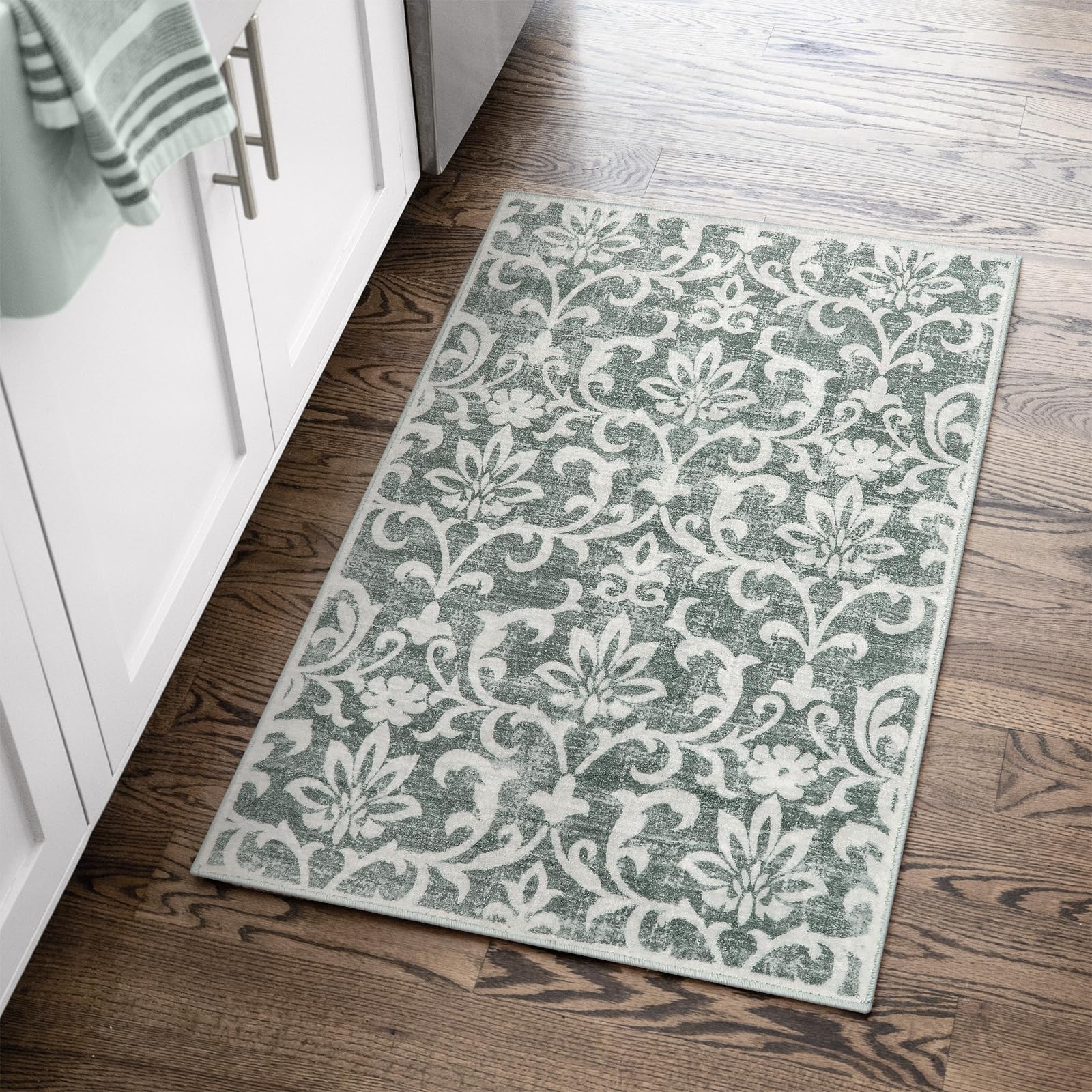 Amazon.com: Morebes Vintage Entryway Rug, 2x3 Rug Non Slip