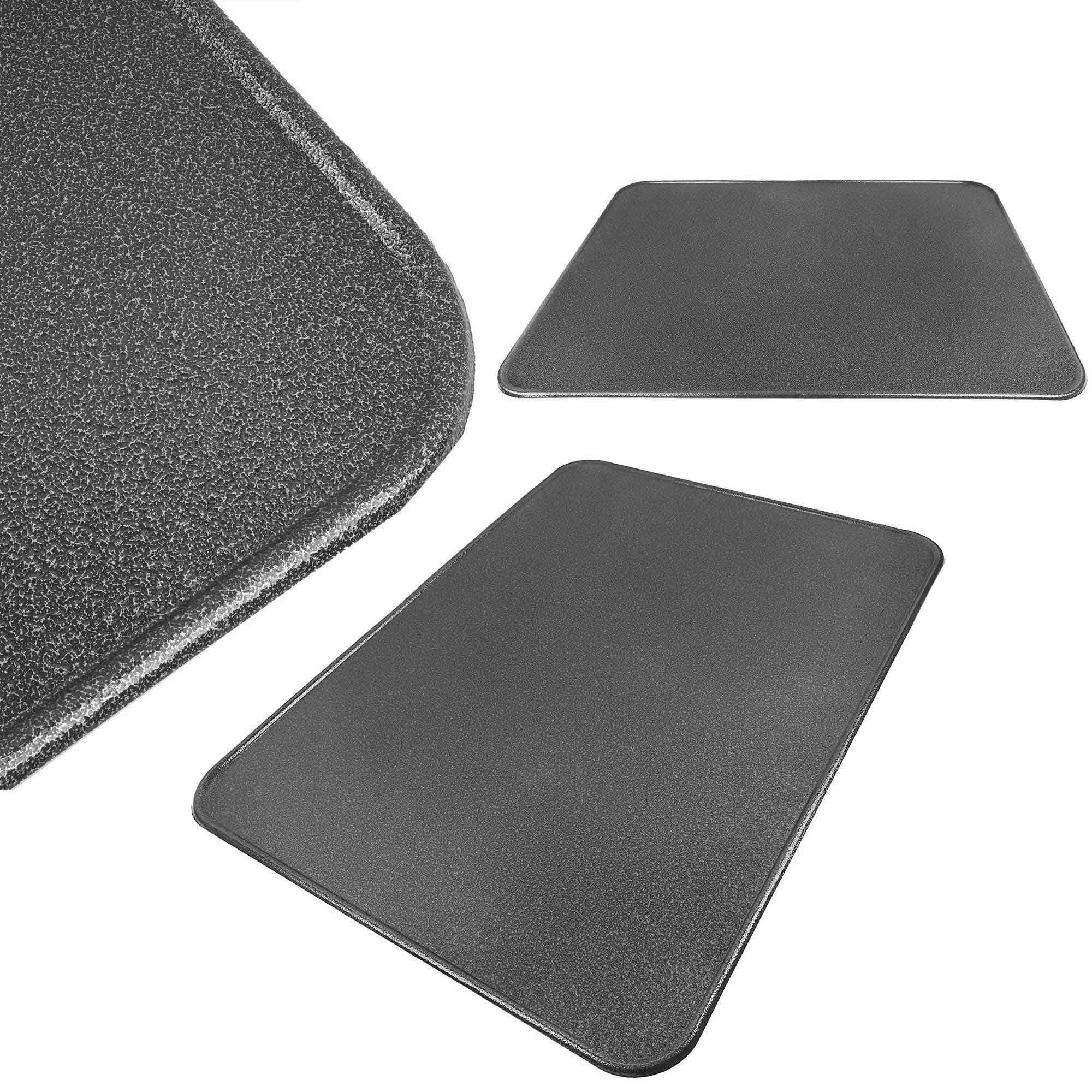Plaque de sol pour foyer - 80 x 60 cm - Robuste - Gris