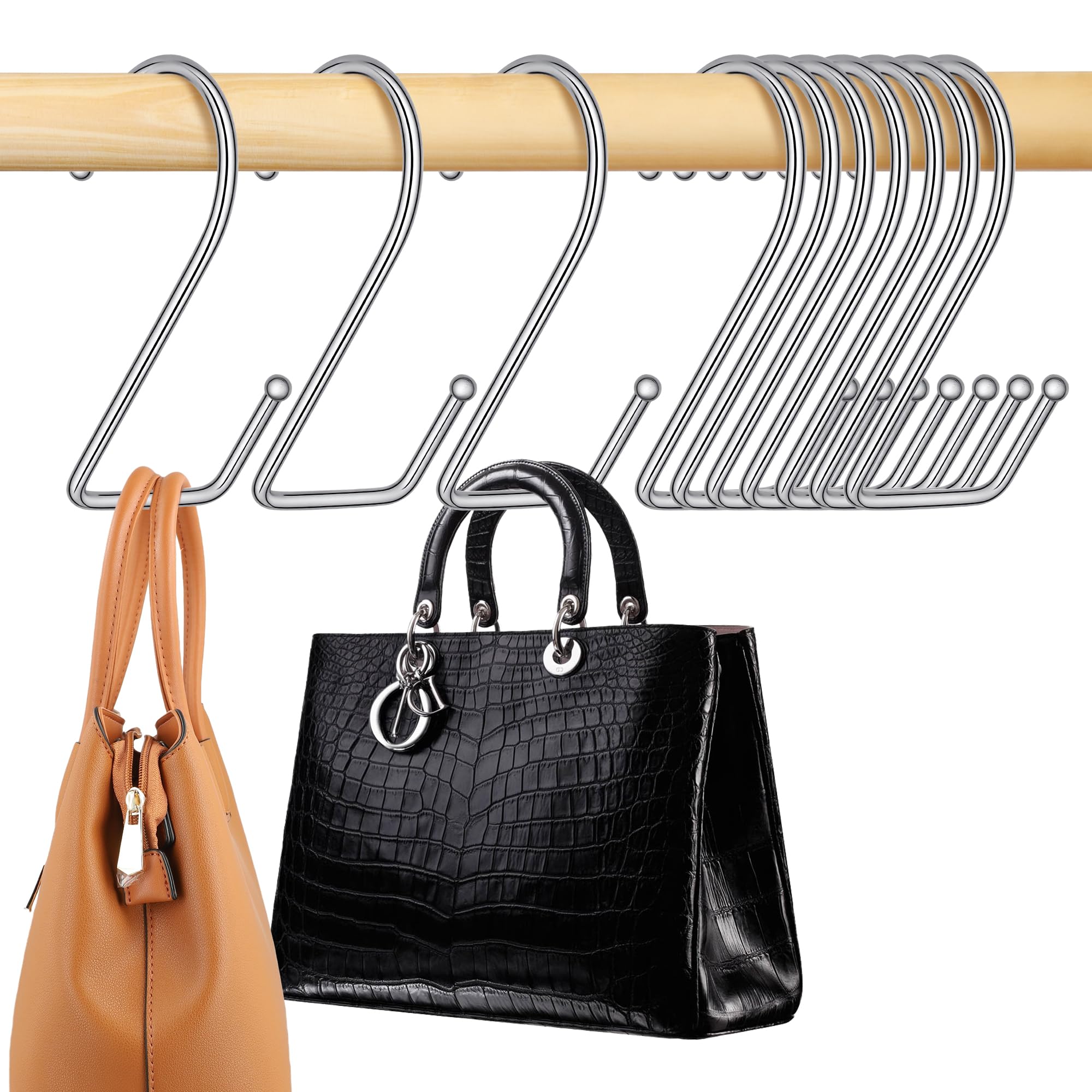 くぼでんRESISTANT ショルダーバッグ　Hip hanger 新品! Amazon.com: OMHOMETY 15 Pack Purse Hanger for Closet, Super Sturdy