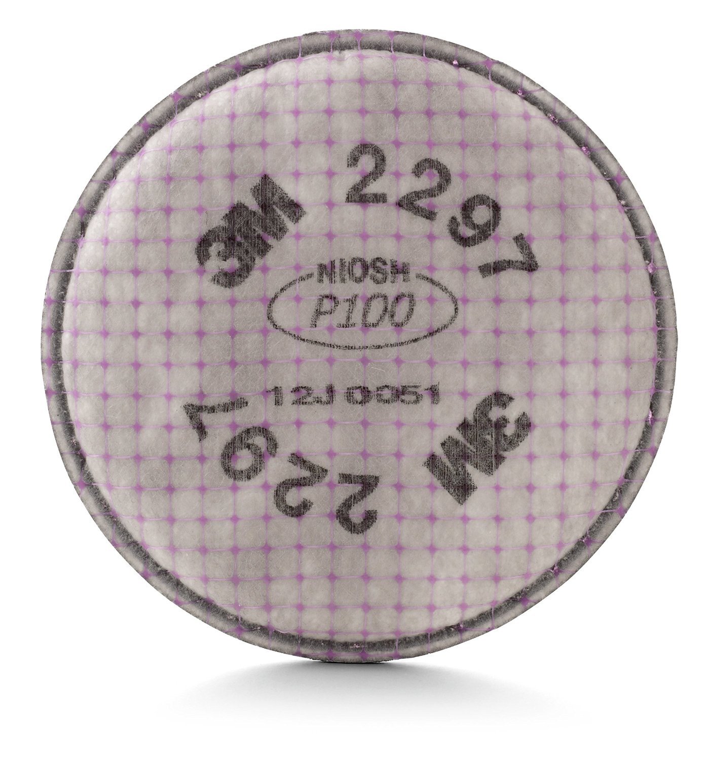 3M 2297 P100 Particulate Filter w / Nuisance LVL Organic Vapor, Disc - 2/pk