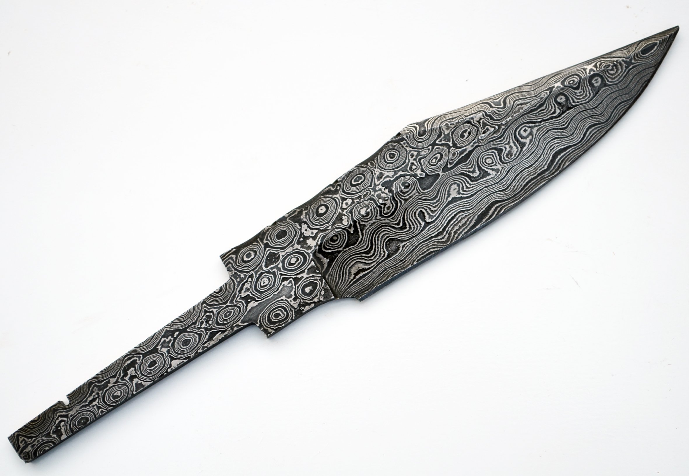 Whole Earth Supply Hunting Knife Making Damascus Bowie Half Tang Blank Knives Steel 1095 High Carbon Custom