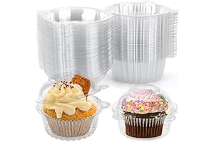 VGOODALL Cupcake Containers - Individual Protection for Your Delectable Delights