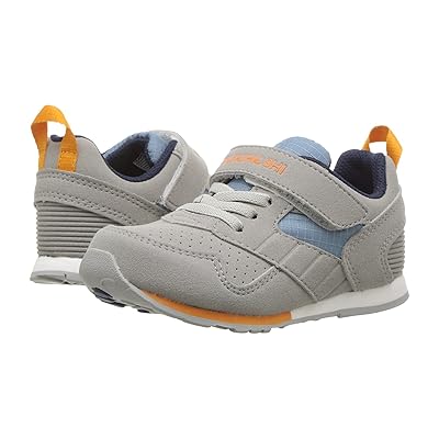 Tsukihoshi Kids Racer (Toddler/Little Kid) Boys Shoes Gray/Sea