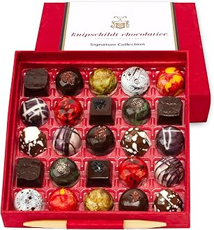 Knipschildt Chocolatier Signature Collection Truffles 25-Piece Gift Box, 25 Piece Assortment