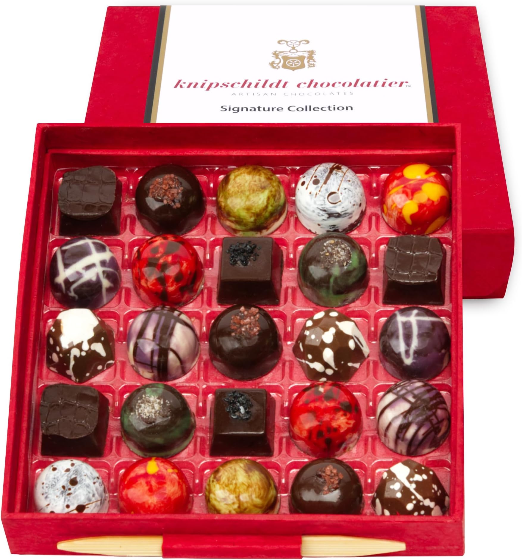 Knipschildt Chocolatier Signature Collection Truffles 25-Piece Gift Box, 25 Piece Assortment