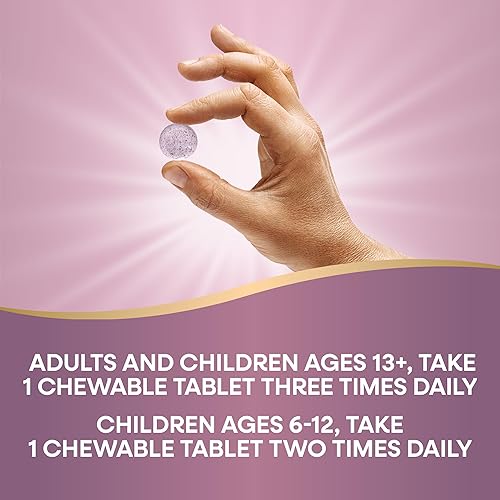 Miniatura 6 de Natures Way Umcka Resfriado y Gripe Multiacción no produce somnolencia sabor a bayas 20 masticables