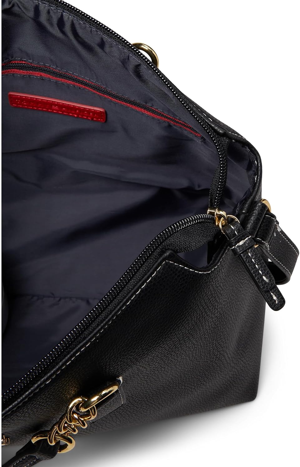 Tommy Hilfiger Maxine II Convertible Satchel w/Hangoff Pebble PVC - Image 3