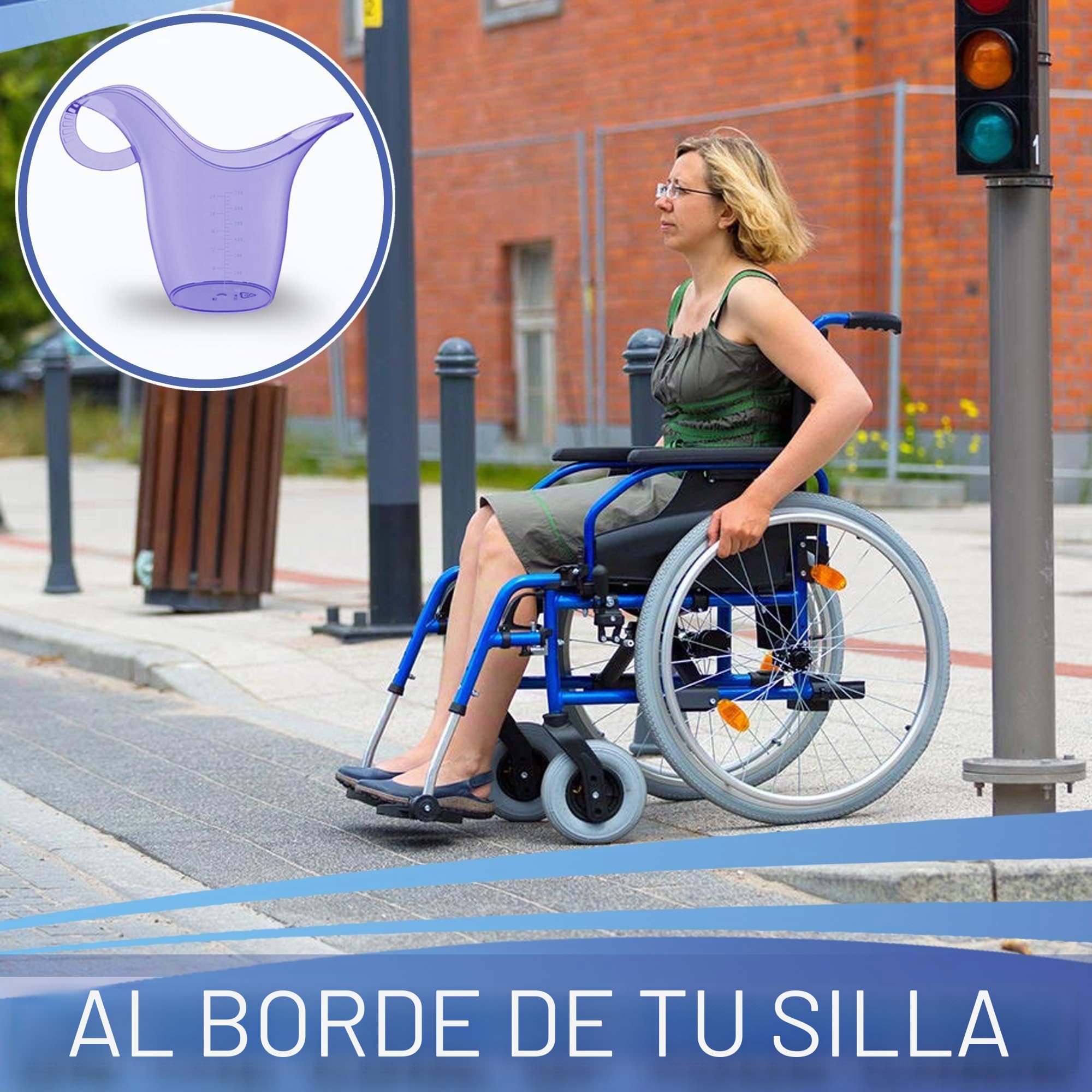 Orinal femenino, dispositivo de micción portátil para mujer, orina de pie, sin escuadrones, ideal durante las noches o postrado en cama, protección en viajes por carretera, camping, barco, senderismo,