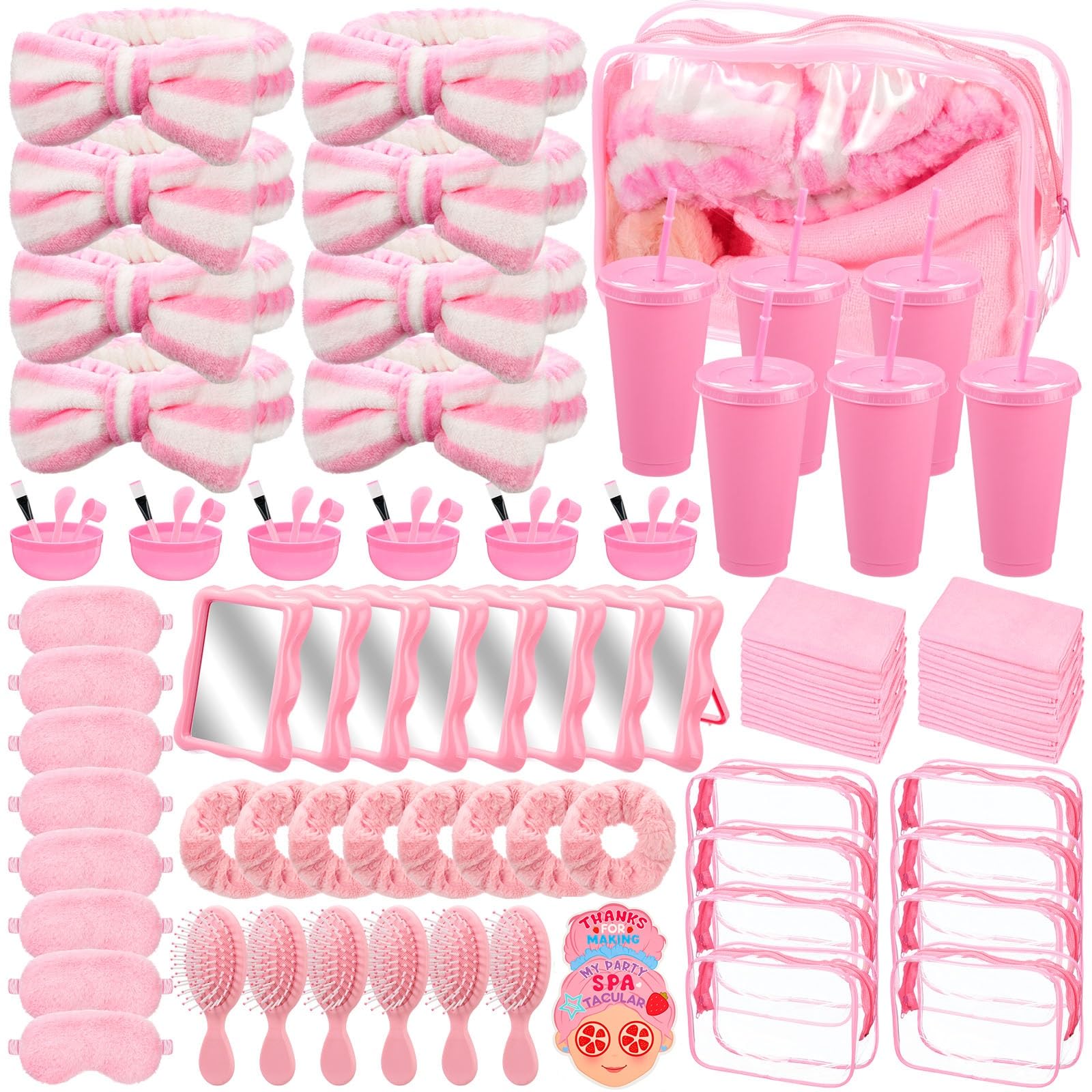 Amazon.com: Suncalla 104 Pcs Spa Party Favor Supplies Bulk Include